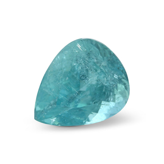 3.40 Carat Blue (Mozambique) Pear Paraiba Tourmaline