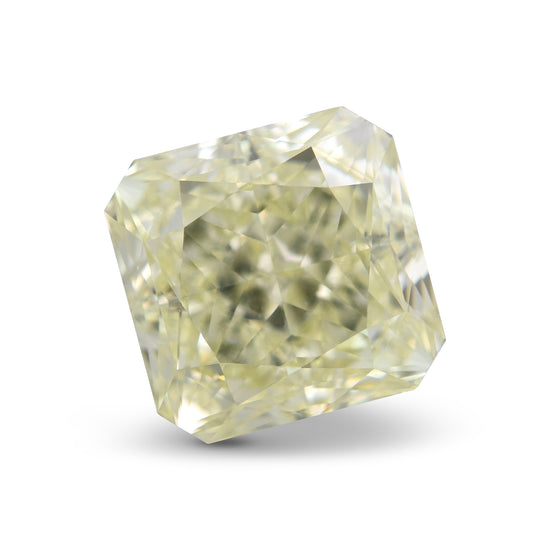 3.51 Carat Light Yellow Radiant Diamond VS1 GIA