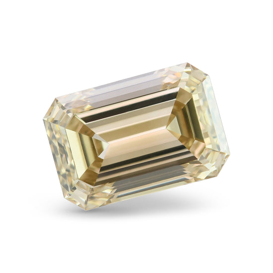 3.52 Carat Fancy Yellowish Brown Emerald Diamond VVS1 GIA