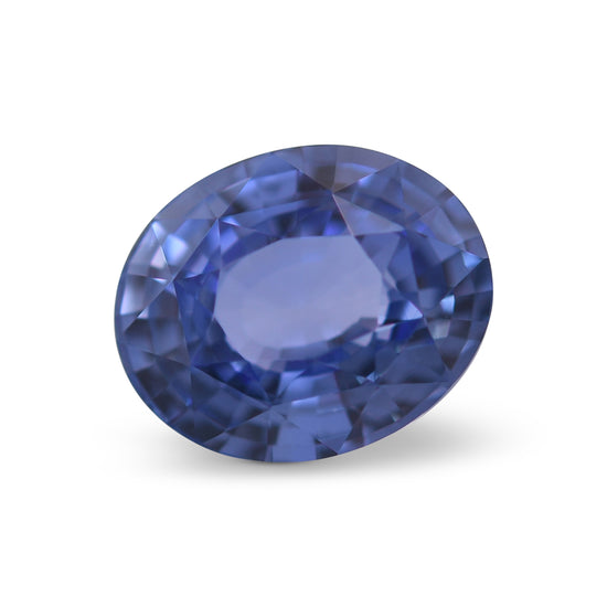 3.52 Carat Blue SRI LANKAN Oval Sapphire GIA No Heat