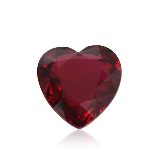 3.53 Carat Red MOZAMBIQUE Heart Ruby AGL No Heat