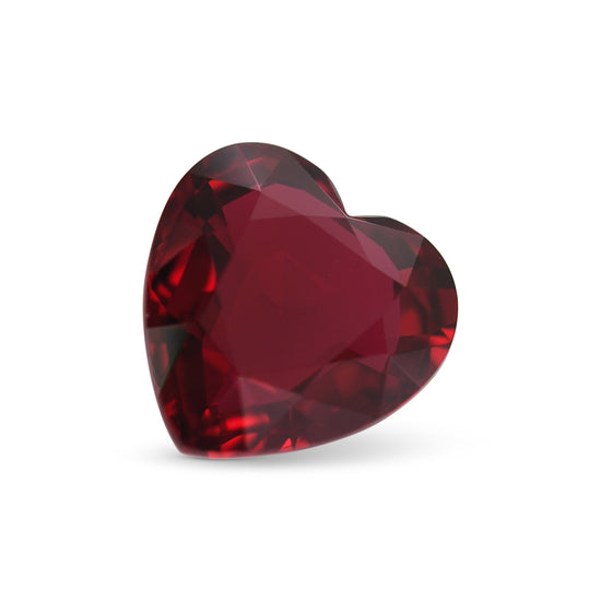 3.53 Carat Red MOZAMBIQUE Heart Ruby AGL No Heat