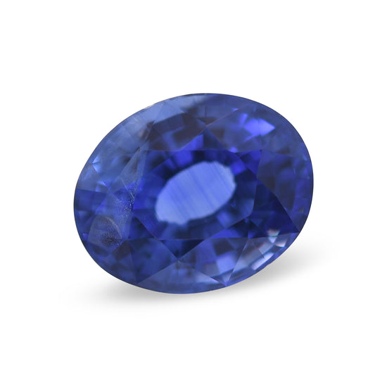 3.63 Carat Blue SRI LANKA Oval Sapphire GIA