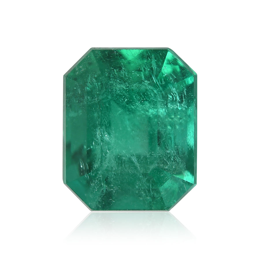 3.69 Carat Green COLOMBIAN Emerald Emerald GRS