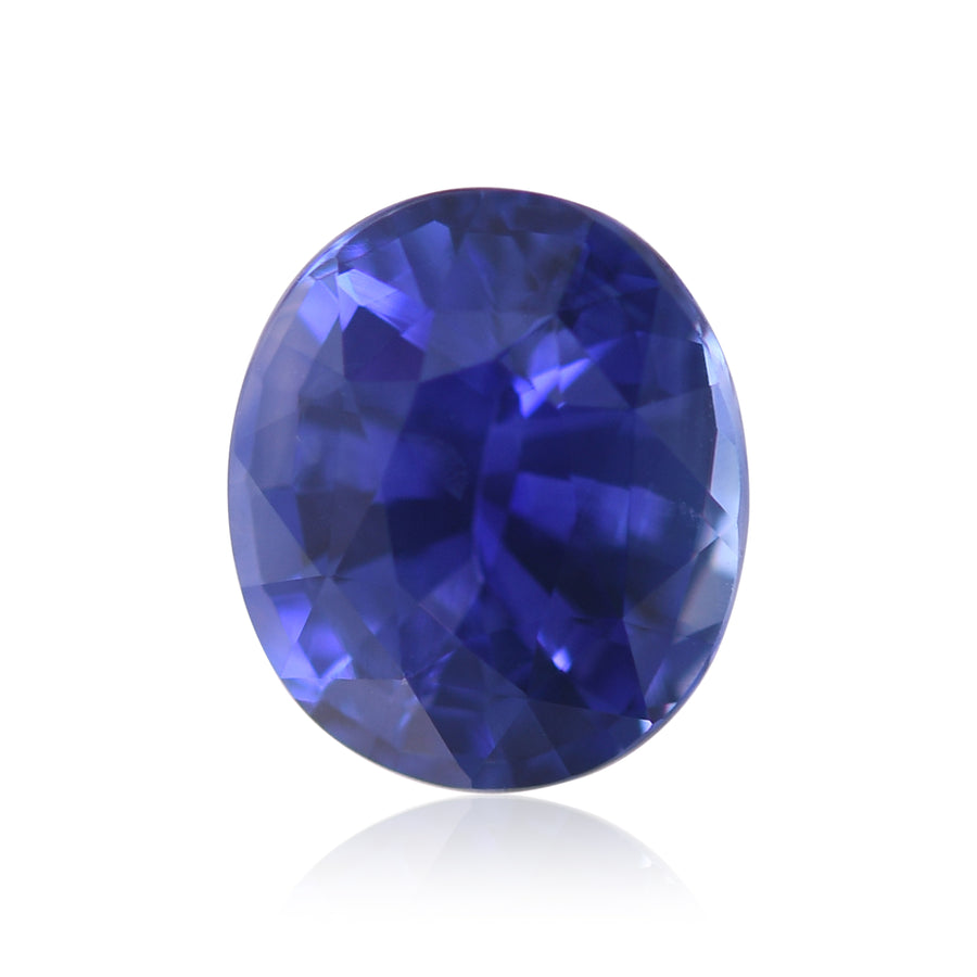 3.81 Carat Blue SRI LANKA Oval Sapphire AGL