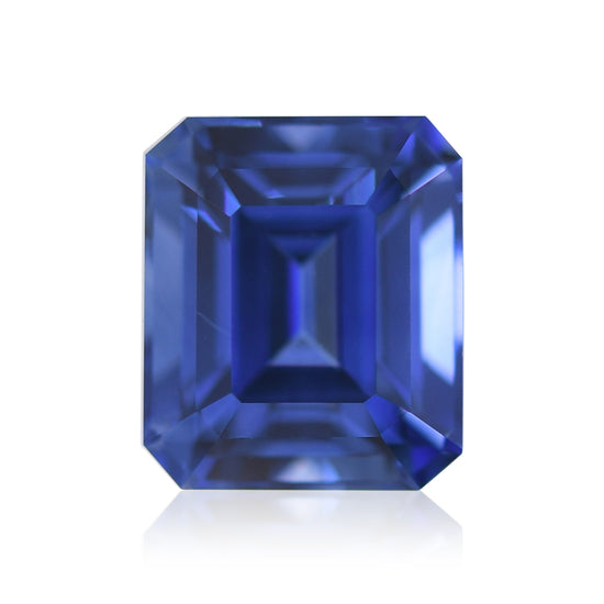 3.95 Carat Blue SRI LANKAN Emerald Sapphire GIA