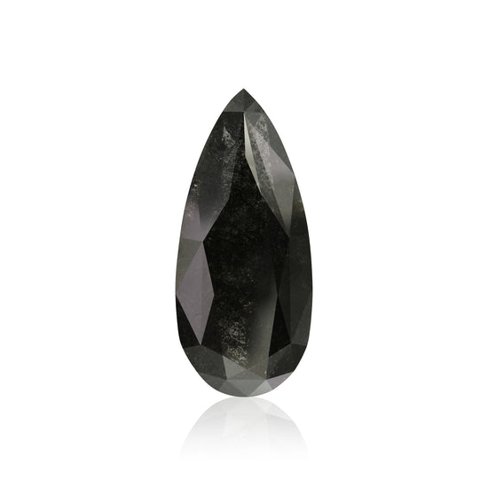 30,05 Karat Fancy Dark Gray Pear Diamant GIA
