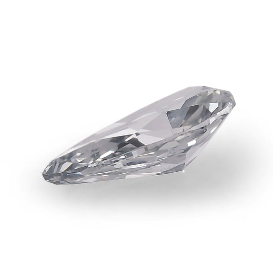 0.50 Carat Fancy Gray Blue Pear Diamond SI1 GIA