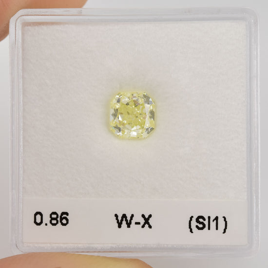 0.86 Carat W-X Radiant Diamond (SI1)