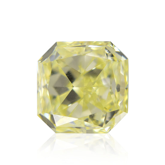 0.55 Carat Fancy Light Yellow Radiant Diamond (SI1)