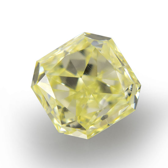 0.55 Carat Fancy Light Yellow Radiant Diamond (SI1)