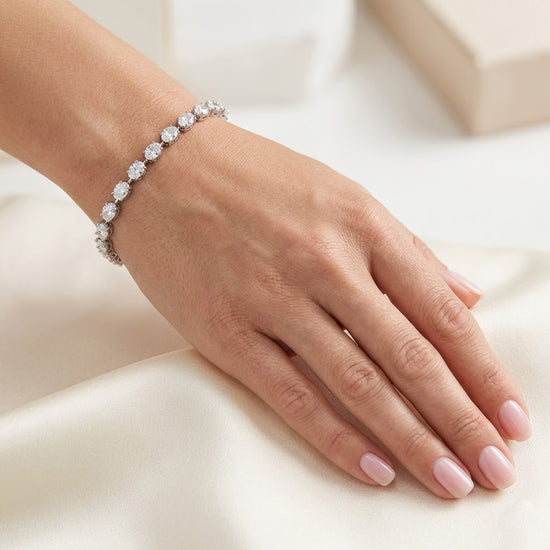 Oval Diamond Bracelet