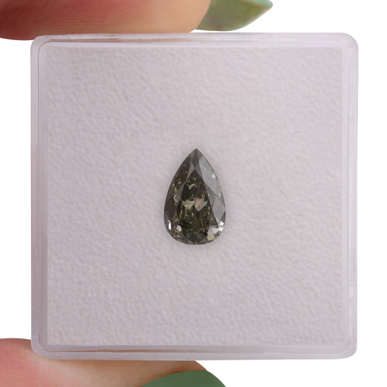 1.02 Carat Chameleon Pear Diamond SI2 GIA