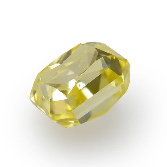 0.35 Carat Fancy Intense Yellow Radiant Diamond VS2 IGI