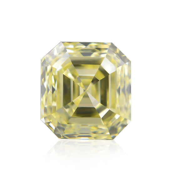 0.70 Carat Fancy Yellow Emerald Diamond VVS2 IGI