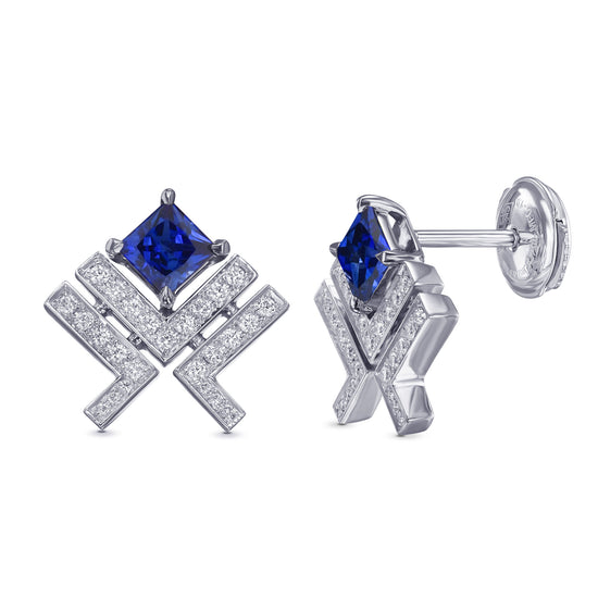 LEGACY - Princess Sapphire Earrings
