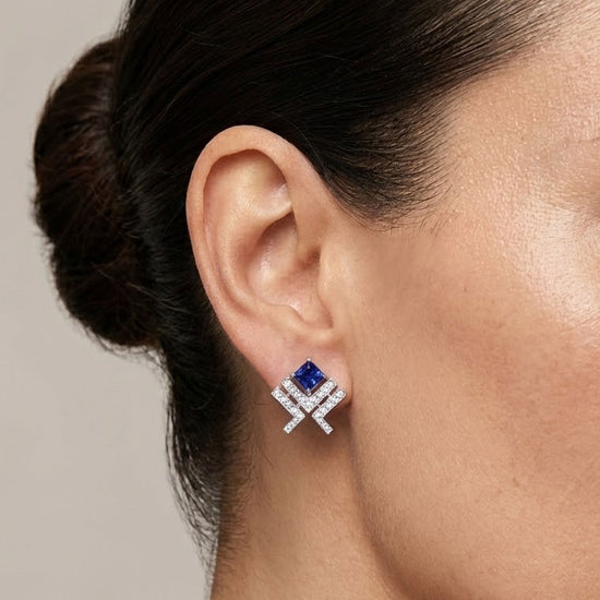 LEGACY - Princess Sapphire Earrings