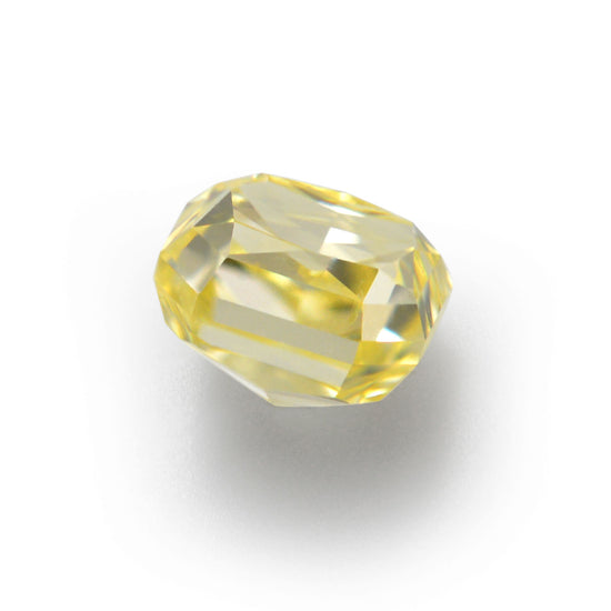 0.35 Carat Fancy Intense Yellow Radiant Diamond VS2 IGI