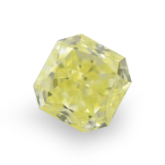 0.37 Carat Fancy Light Yellow Radiant Diamond VS2 IGI