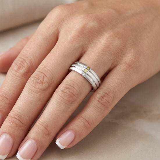 Gent's Fancy Color Diamond Ring