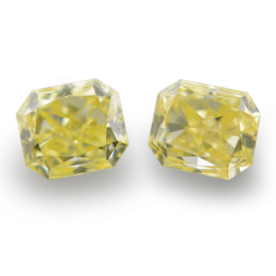 0.45 Carat Fancy Yellow Radiant Diamonds (VS)