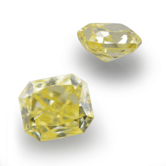 0.45 Carat Fancy Yellow Radiant Diamonds (VS)