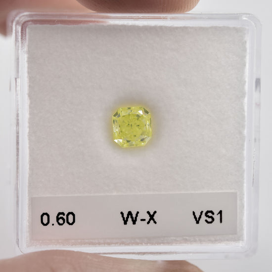 0.60 Carat W-X Radiant Diamond VS1 IGI