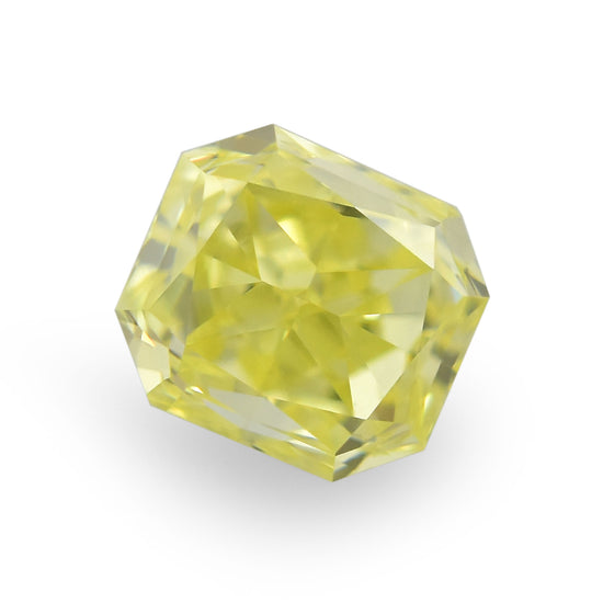0,35 Karat Fancy Yellow Radiant Diamant VVS1 IGI