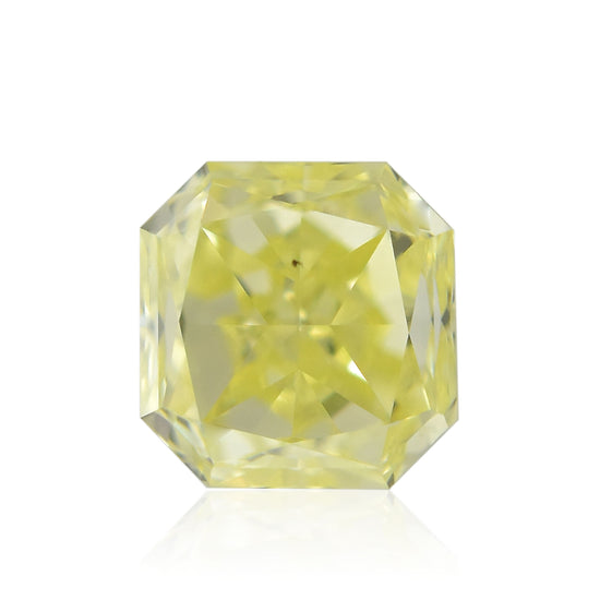 0,37 Karat Fancy Light Yellow Radiant Diamant VS2 IGI