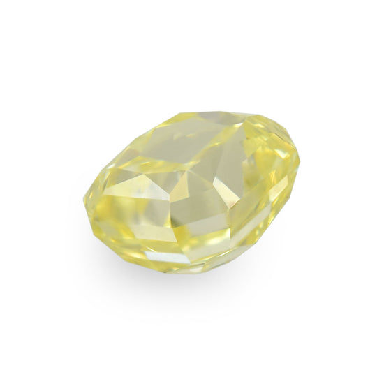 0.46 Carat Fancy Yellow Radiant Diamond VS2 IGI
