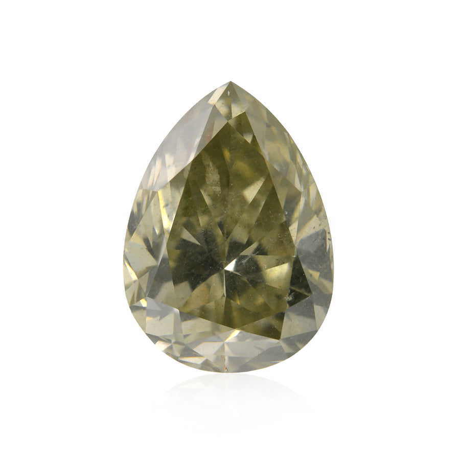 ألماسة كمثرية حرباء بوزن 5.60 قيراط (I1) GIA