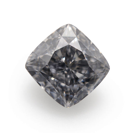 0.45 Carat Fancy Blue Gray Cushion Diamond SI2 GIA