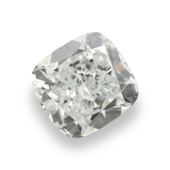 1,05 Karat sehr heller, grüner Cushion-Diamant VVS1 GIA