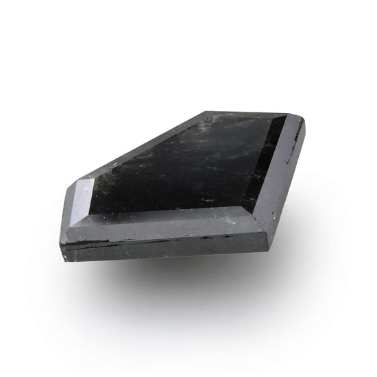 3.57 Carat Fancy Black Shield-Cut Diamond  GIA
