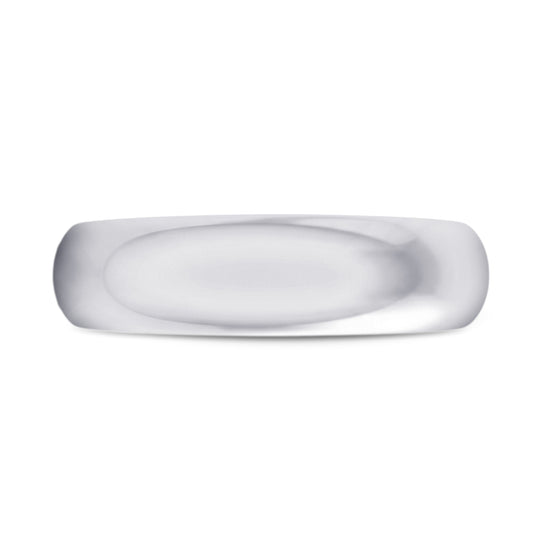 Comfort Fit Domed Wedding Band-5.0MM