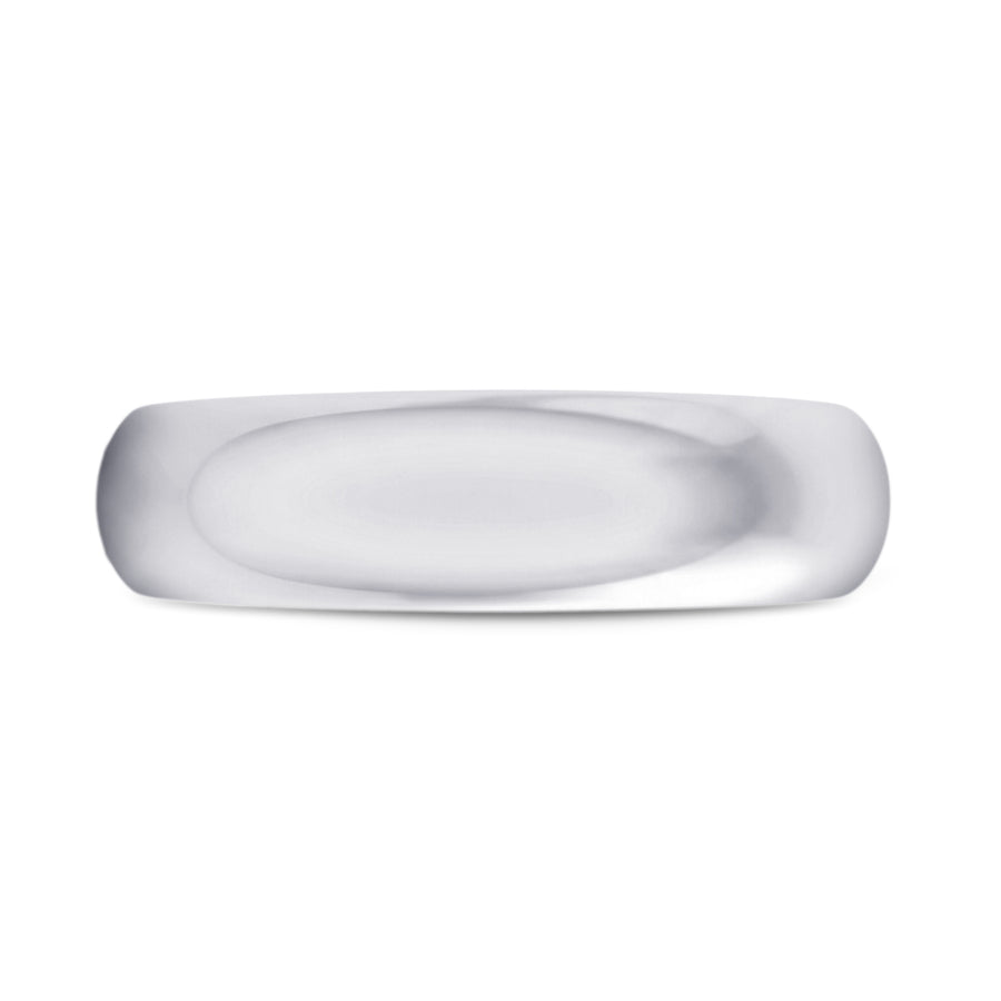Comfort Fit Domed Wedding Band-5.0MM