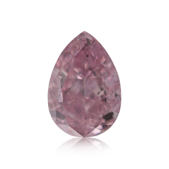 0.20 Karat Fancy Purplish Pink Tropfenschliff-Diamant SI1 GIA