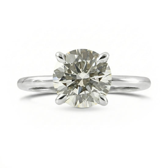 Runder Diamant-Solitärring