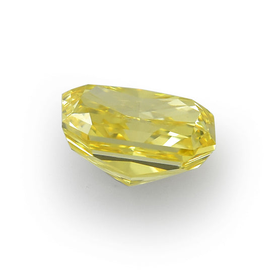 0.41 Carat Fancy Intense Yellow Radiant Diamond VS2 IGI