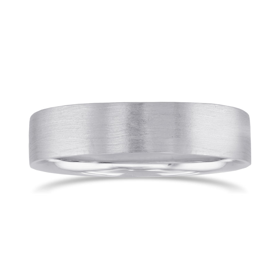 Brushed Men's Wedding Band