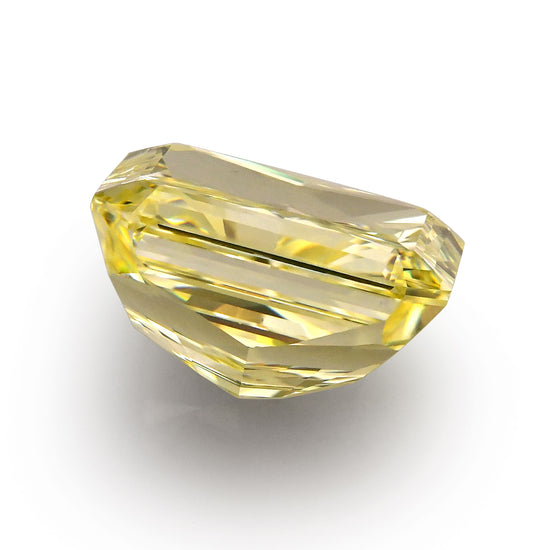 11.38 Carat Fancy Yellow Radiant Diamond VS2 GIA