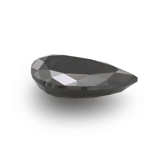 5.31 Carat Fancy Black Pear Diamond  GIA