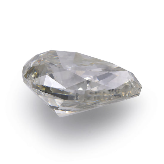 2.03 Carat Fancy Light Gray Pear Diamond (SI2) GIA