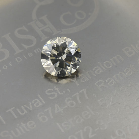 2.04 Carat Fancy Gray Round Brilliant Diamond SI2 GIA