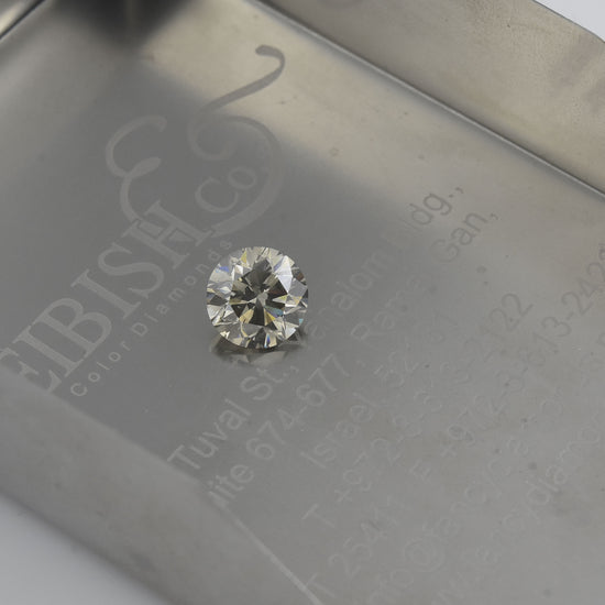 2.04 Carat Fancy Gray Round Brilliant Diamond SI2 GIA