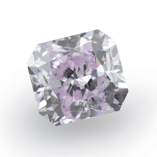 0.51 Carat Fancy Pinkish Purple Radiant Diamond SI1 GIA