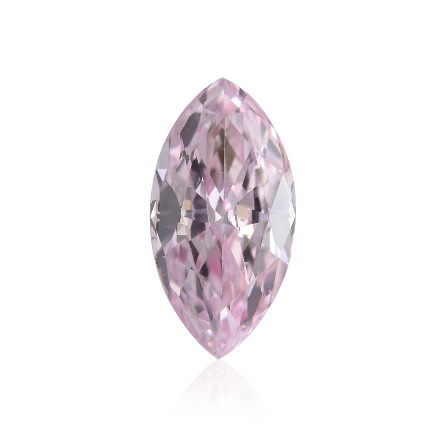 0.24 Carat Fancy Purplish Pink Marquise Diamond (I1) GIA