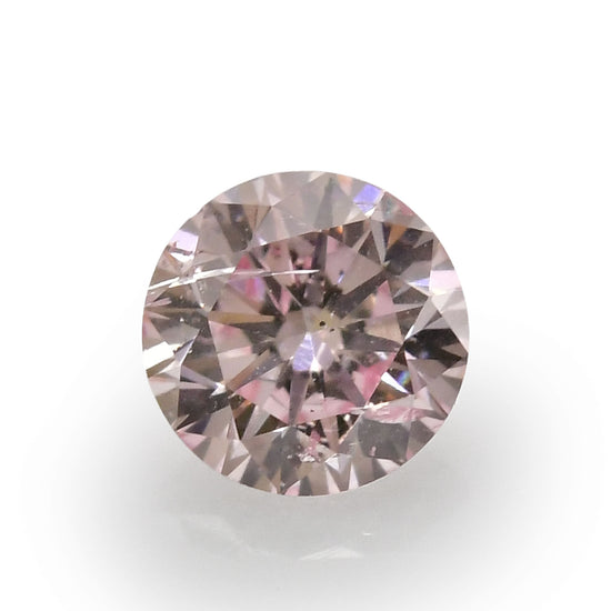0.23 Carat Very Light Pink Round Brilliant Diamond I2 GIA