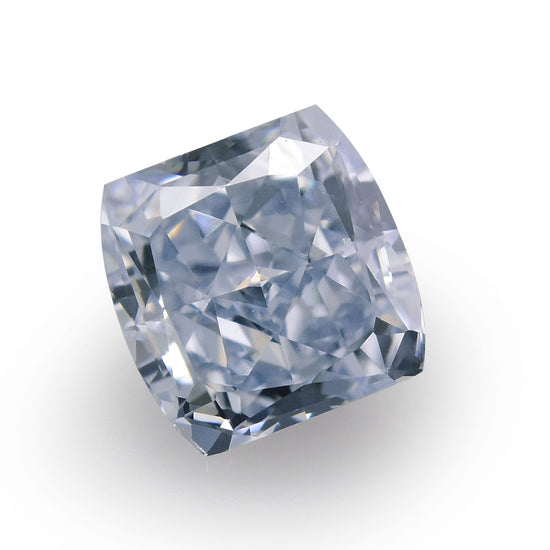 0.59 Carat Fancy Blue Cushion Diamond VS1 GIA