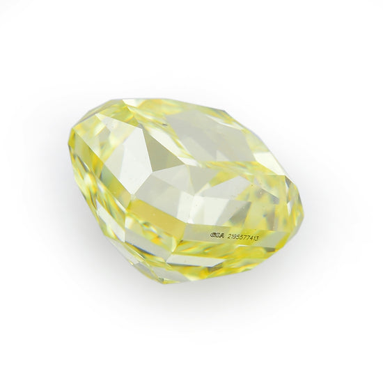 0.57 Carat Fancy Yellow Radiant Diamond VS2 GIA